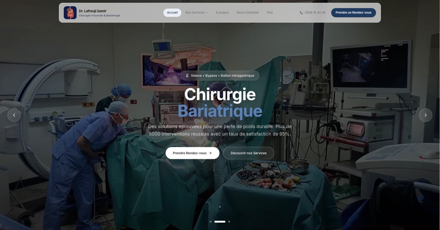 Site web médical réalisé par Digital Maroc